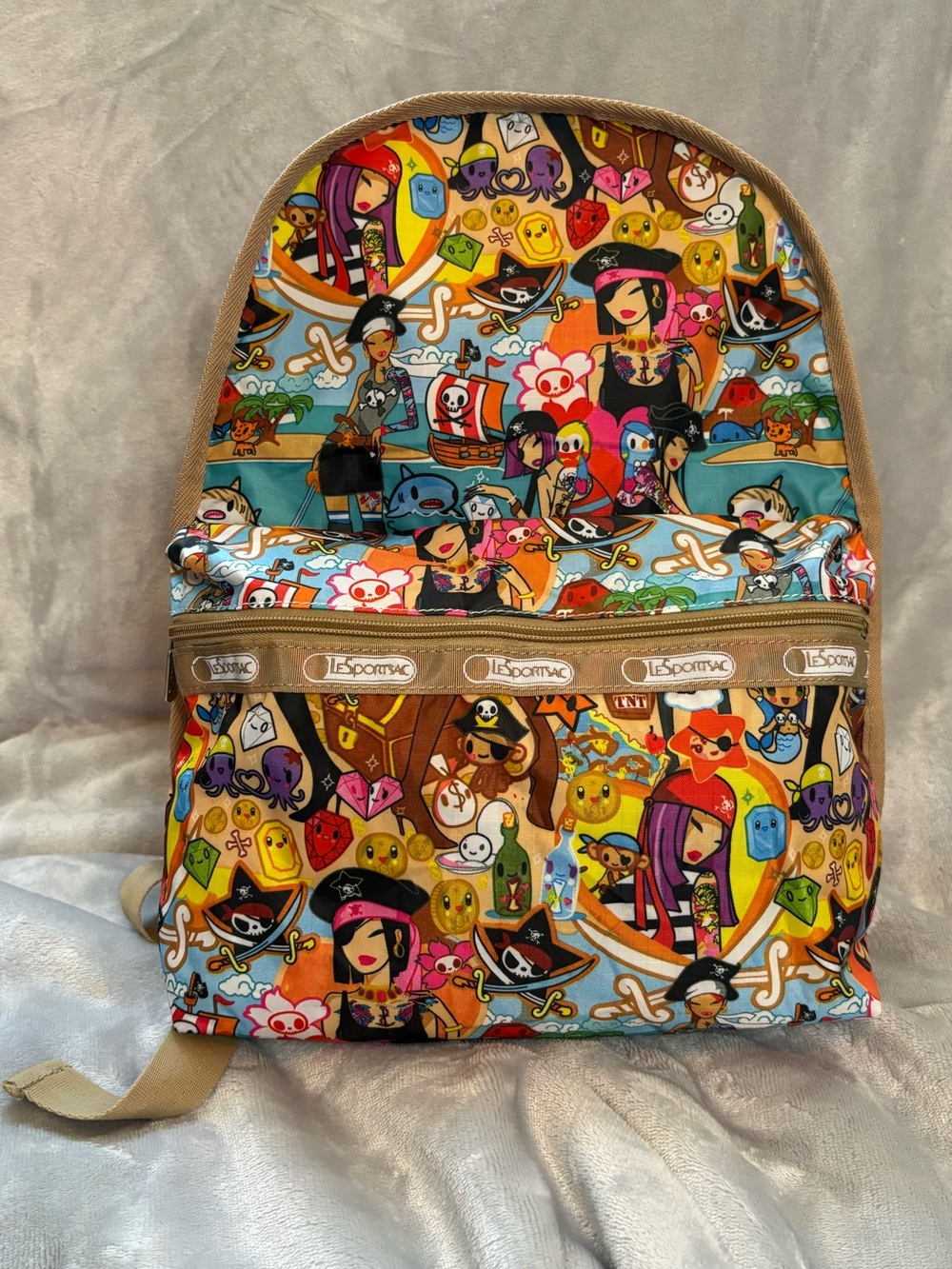 LeSportsac x tokidoki "Pirata" Vintage Collectible Backpack